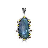 Bi Color Tanzanite Pendant