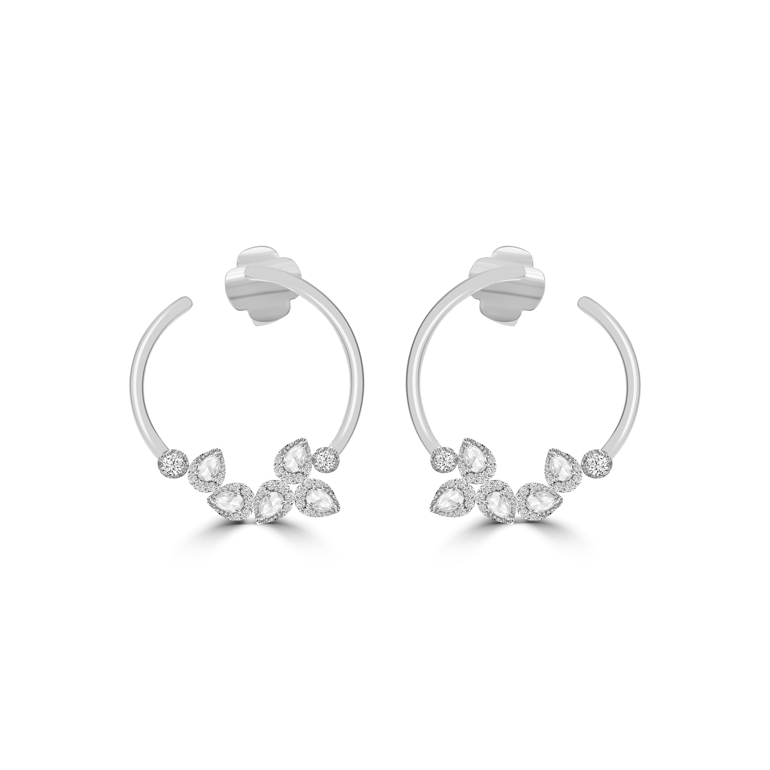 CHAMOMILE HOOP EARRINGS VIVAAN