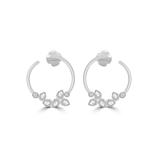 CHAMOMILE HOOP EARRINGS VIVAAN