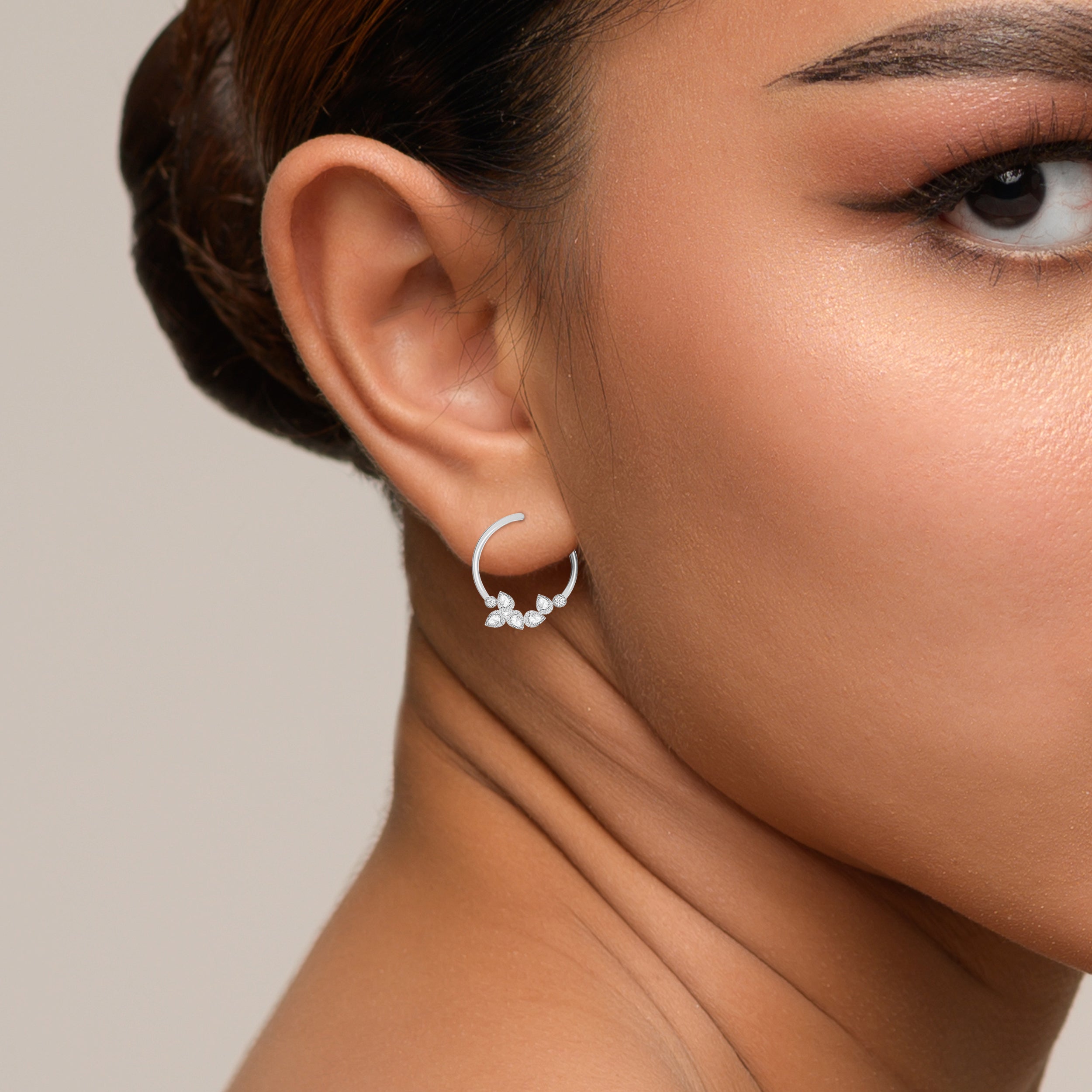 CHAMOMILE HOOP EARRINGS VIVAAN