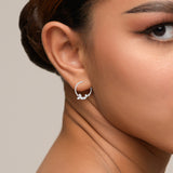 CHAMOMILE HOOP EARRINGS VIVAAN