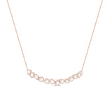 SATA NECKLACE IN 18K ROSE GOLD – ROSE CUT DIAMONDS, VINTAGE ELEGANCE