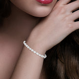 SATA BANGLE WHITE GOLD