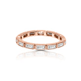 VENA RING BAND 14K ROSE GOLD