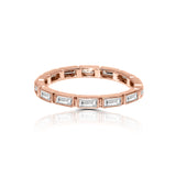VENA RING BAND 14K ROSE GOLD