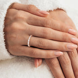 VENA RING BAND 14K ROSE GOLD