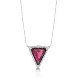 Baguette Diamond Necklace - Elegant Black Diamond Jewelry