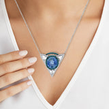 Shop Blue Sapphire Necklace | Necklace With Blue Diamond