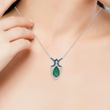Shop Emerald Necklaces & Pendants | Emerald Necklace 18k Gold