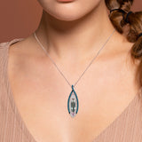 Buy Pink Sapphire Necklace Online - Natural Dittany Design