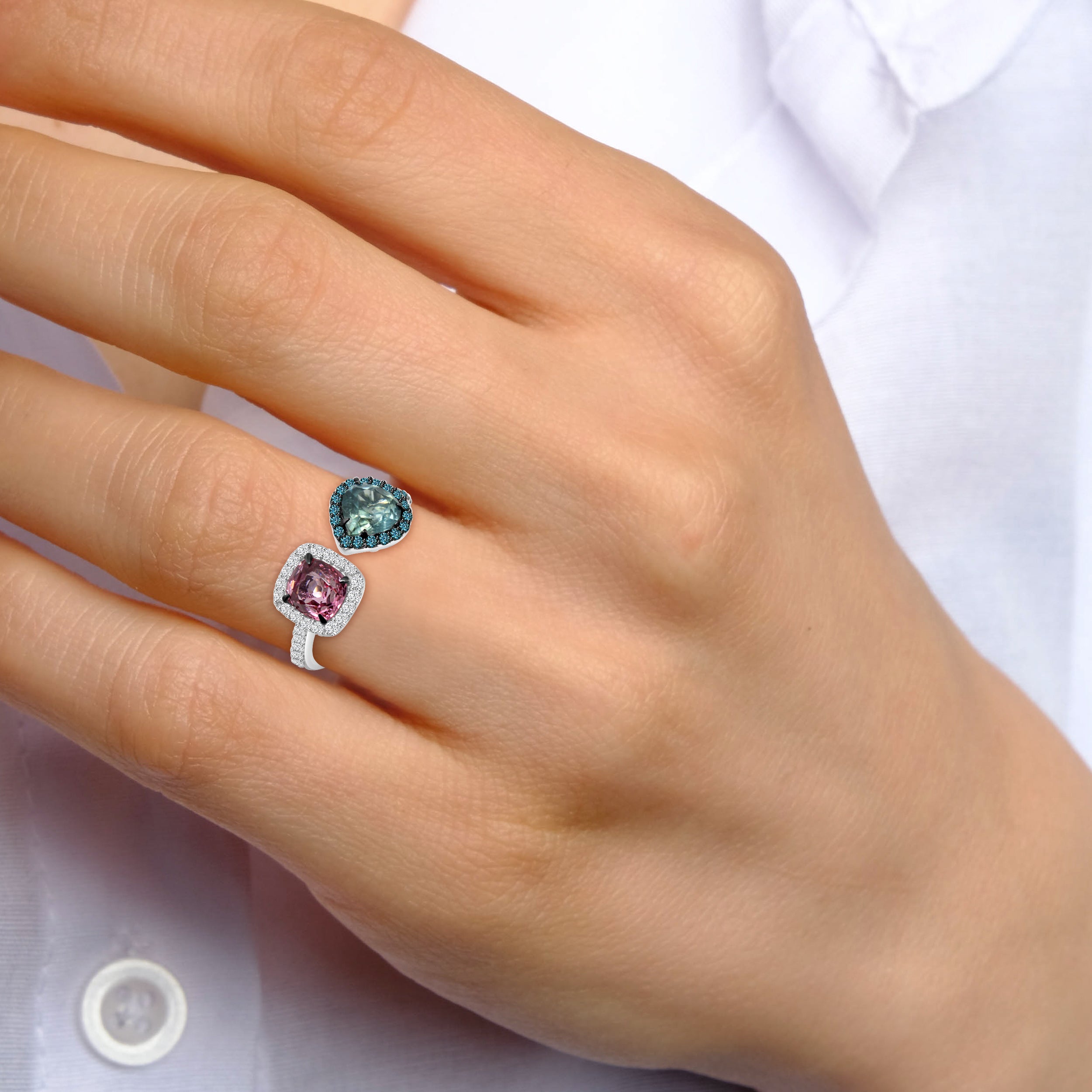 Toi Et Moi Diamond Ring