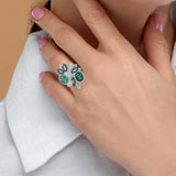 Marquise Cut Emerald Ring |Marquise Diamond Engagement Rings