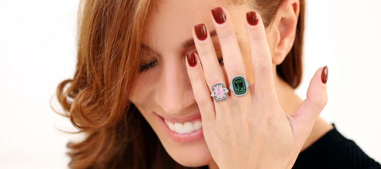 Buy Custom Diamond & Gemstone Jewelry- Engagement Rings & Necklaces