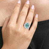 Green Tourmaline Ring | Green Tourmaline Engagement Rings